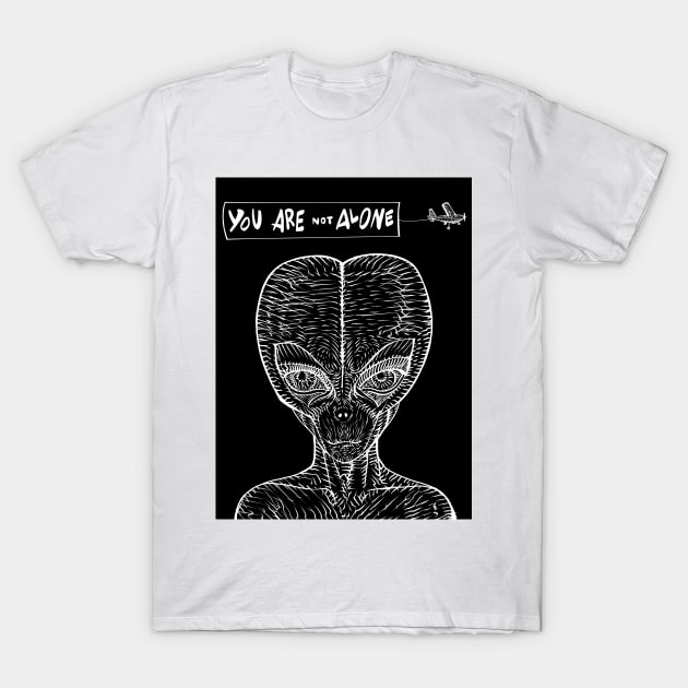 YOU ARE NOT ALONE T-Shirt by lautir